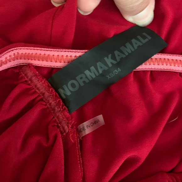 Norma Kamali strapless top with built in bodysuit size xs - Picture 4 of 4